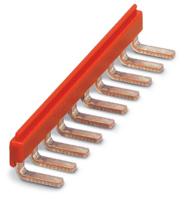 Phoenix Contact Insertion bridge; 10-Pole; Color: Gray
